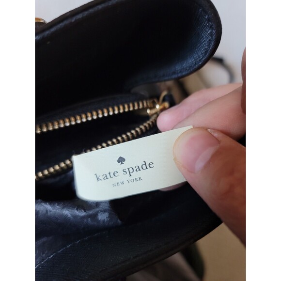 EUC KATE SPADE Black Laurel Way Evangelie Satchel Crossbody Bag - Picture 12 of 15